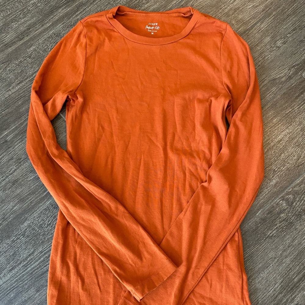 Jcrew perfect fit long sleeve tee Medium